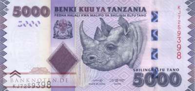 Tansania - 5.000  Shilingi (#043c_UNC)