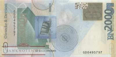 Giesecke&Devrient - 2.000  Präsentationsbanknote G&D (#102x_UNC)