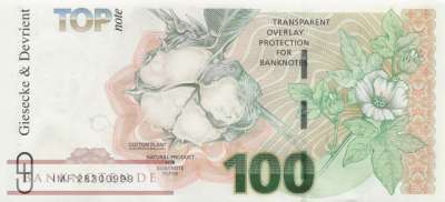 Giesecke&Devrient - 100  Präsentationsbanknote G&D - Marquise de Baglion (#104_UNC)