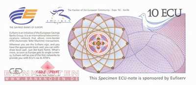 Europäische Gemeinschaft - 10  Ecu (#901_UNC)