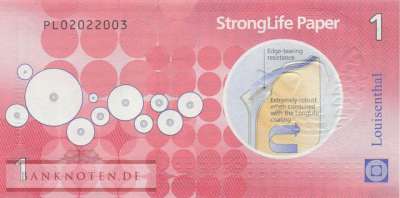 Louisenthal Gmbh -   Strong Life Paper - Testnote (#L002_UNC)