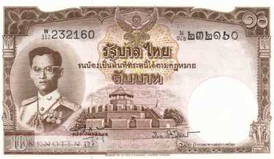 Thailand - 10  Baht (#076d-3_UNC)