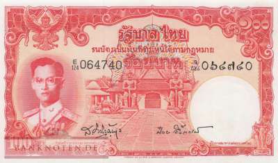 Thailand - 100  Baht (#078d-4_XF)