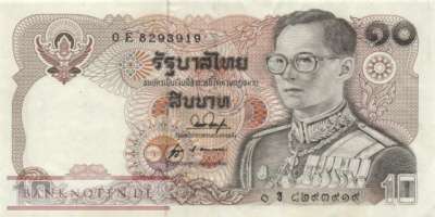 Thailand - 10  Baht (#087-U53_VF)