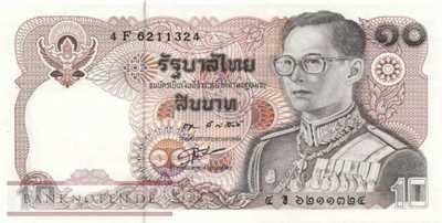 Thailand - 10  Baht (#087-U55_UNC)