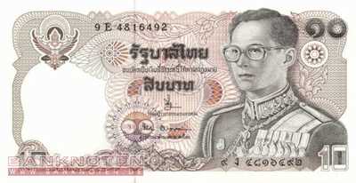 Thailand - 10  Baht (#087-U66_UNC)