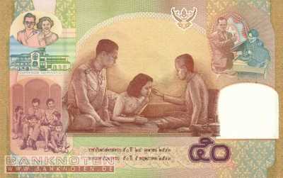 Thailand - 50  Baht - in Folder (#105_UNC)