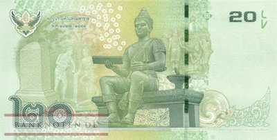 Thailand - 20  Baht (#118-U87_UNC)