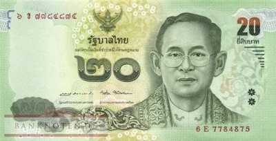 Thailand - 20  Baht (#118-U87_UNC)
