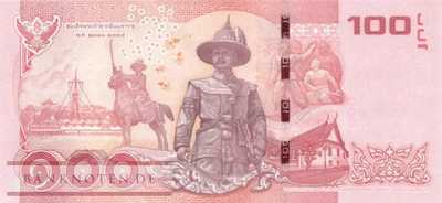 Thailand - 100  Baht (#120-U87_UNC)