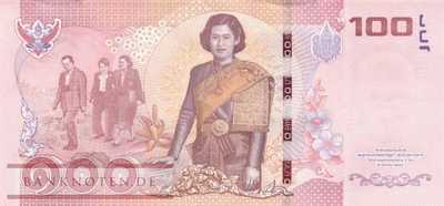 Thailand - 100  Baht - Gedenkbanknote (#127_UNC)