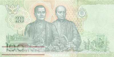 Thailand - 20  Baht (#135b-1-2_UNC)