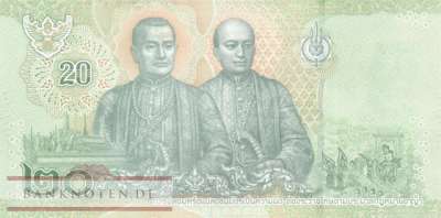 Thailand - 20  Baht (#135b-2_UNC)