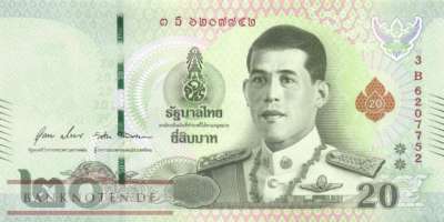 Thailand - 20  Baht (#135b-U88_UNC)