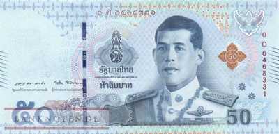 Thailand - 50  Baht (#136b-U87_UNC)