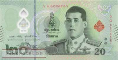 Thailand - 20  Baht (#142b_UNC)