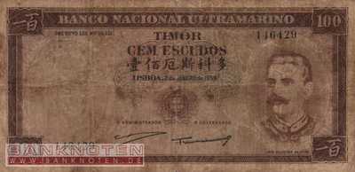 Timor - 100  Escudos (#024a-U10_VG)