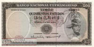 Timor - 500  Escudos (#029a-U9_XF)