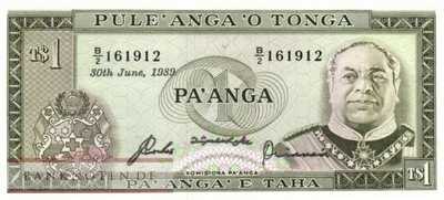 Tonga - 1  Pa'anga (#019c-8906_UNC)