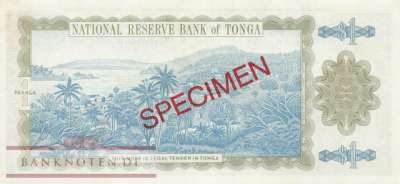 Tonga - 1  Pa'anga - SPECIMEN (#025S_UNC)