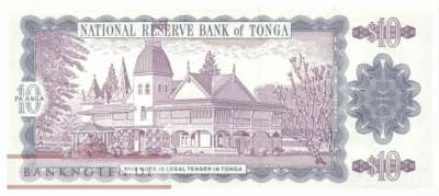 Tonga - 10  Pa'anga (#028-2_UNC)