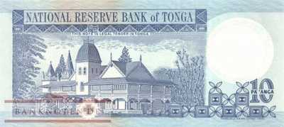 Tonga - 10  Pa'anga (#034a_UNC)
