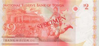 Tonga - 2  Pa anga - SPECIMEN (#038aS_UNC)