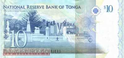 Tonga - 10  Pa anga (#040a_UNC)