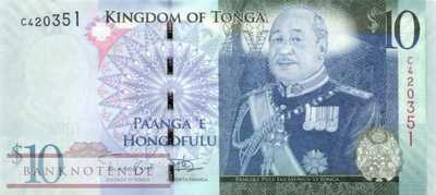 Tonga - 10  Pa anga (#040b_UNC)