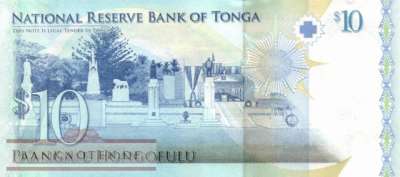 Tonga - 10  Pa anga (#040c_UNC)