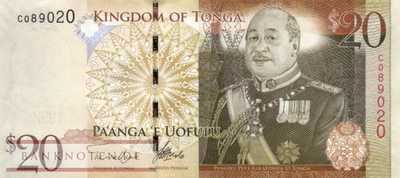 Tonga - 20  Pa anga (#041b_UNC)