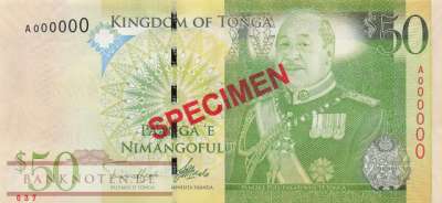 Tonga - 50  Pa anga (#042bS_UNC)