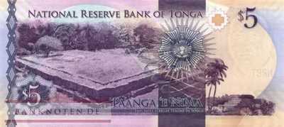 Tonga - 5  Pa anga (#045_UNC)