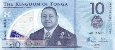 Tonga - 10  Pa anga (#052_UNC)