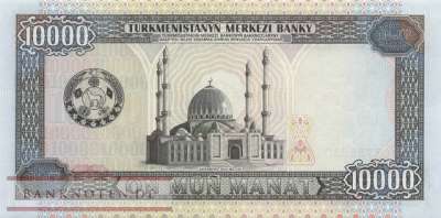 Turkmenistan - 10.000  Manat (#013-2_UNC)
