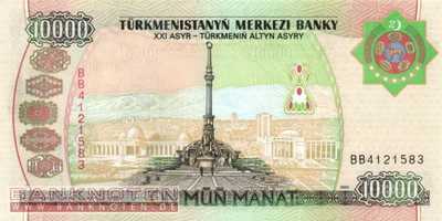Turkmenistan - 10.000  Manat (#015_UNC)