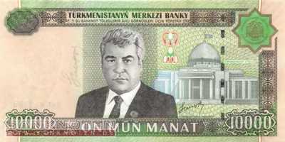 Turkmenistan - 10.000  Manat (#016_UNC)