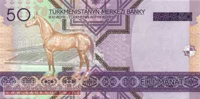 Turkmenistan - 50 Manat (#017_UNC)