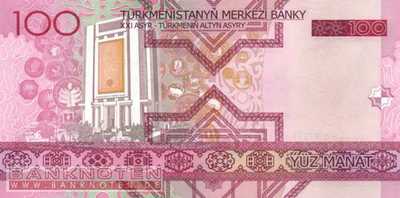 Turkmenistan - 100 Manat (#018_UNC)