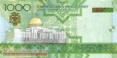 Turkmenistan - 1.000  Manat (#020_UNC)