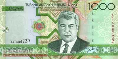 Turkmenistan - 1.000  Manat (#020_UNC)