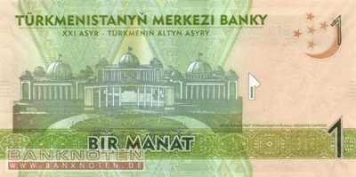 Turkmenistan - 1  Manat (#022a_UNC)