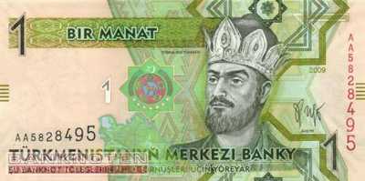 Turkmenistan - 1  Manat (#022a_UNC)