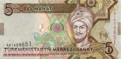Turkmenistan - 5  Manat (#023_UNC)