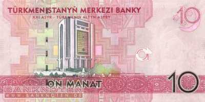 Turkmenistan - 10  Manat (#024a_UNC)