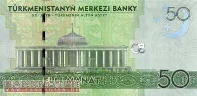 Turkmenistan - 50  Manat (#026_UNC)