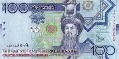 Turkmenistan - 100  Manat (#027_UNC)