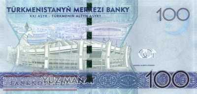 Turkmenistan - 100  Manat - Gedenkbanknote (#041_UNC)