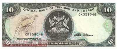 Trinidad und Tobago - 10  Dollars (#038d_UNC)