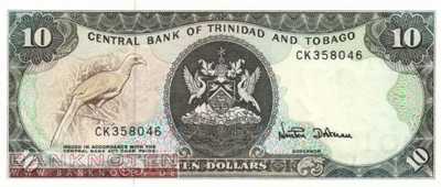 Trinidad and Tobago - 10  Dollars (#038d_UNC)